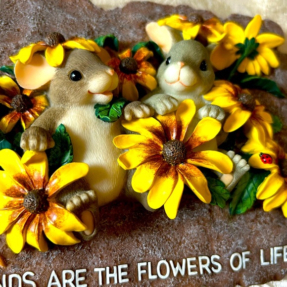 Fitz&Floyd Spring Garden wall plaque. New in box never displayed. - Picture 4 of 14